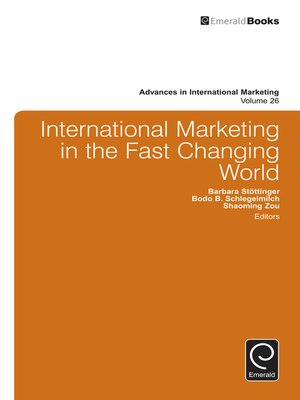 cover image of Advances in International Marketing, Volume 26